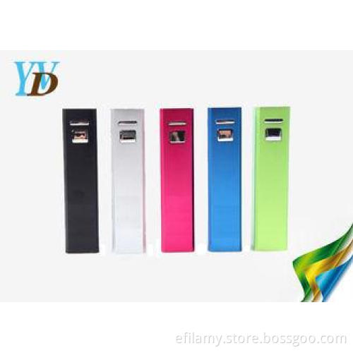 Handheld 1800mAh USB Colorful Power Bank for Cellphone / Ta